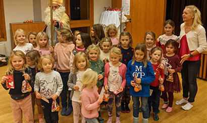Die Kinderchöre bei der Probe