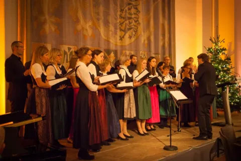 Weihnachtsfeier im Bayrischen Landtag